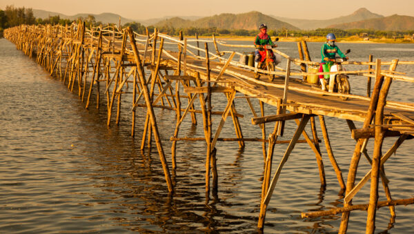 Bamboo Bridge Vietnam